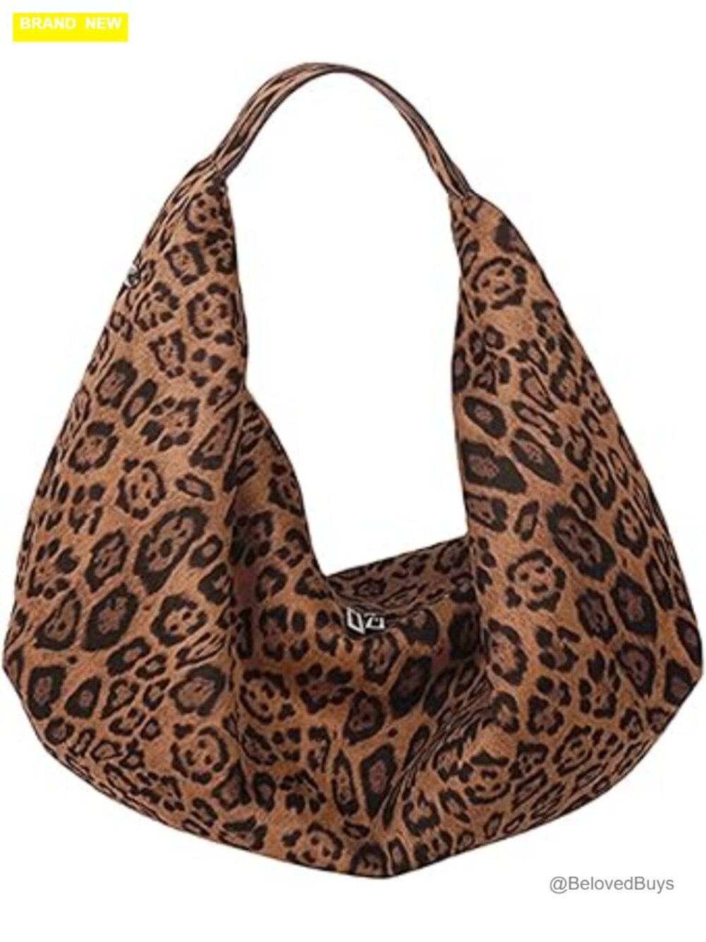 Large Slouchy Tote Bag, Faux Suede Hobo Shoulder Bag, Travel Gym Commuter